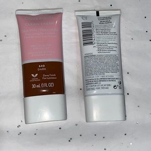 2 Covergirl Clean Fresh Skin Milk Nourishing Foundation - #640 Dark new